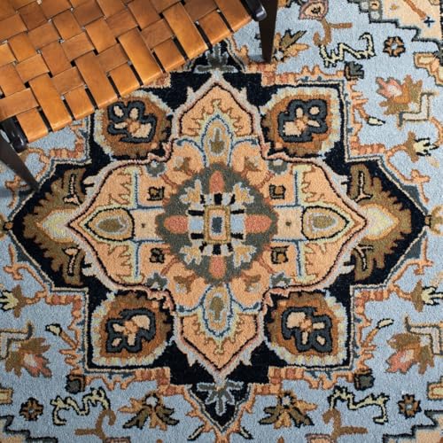 Image of Hand Tufted Modern Design Exported Collection High Low Pattern Wool Carpet for Living Room, Bedroom & Hall (Multi 2, 5 x 7 Feet)