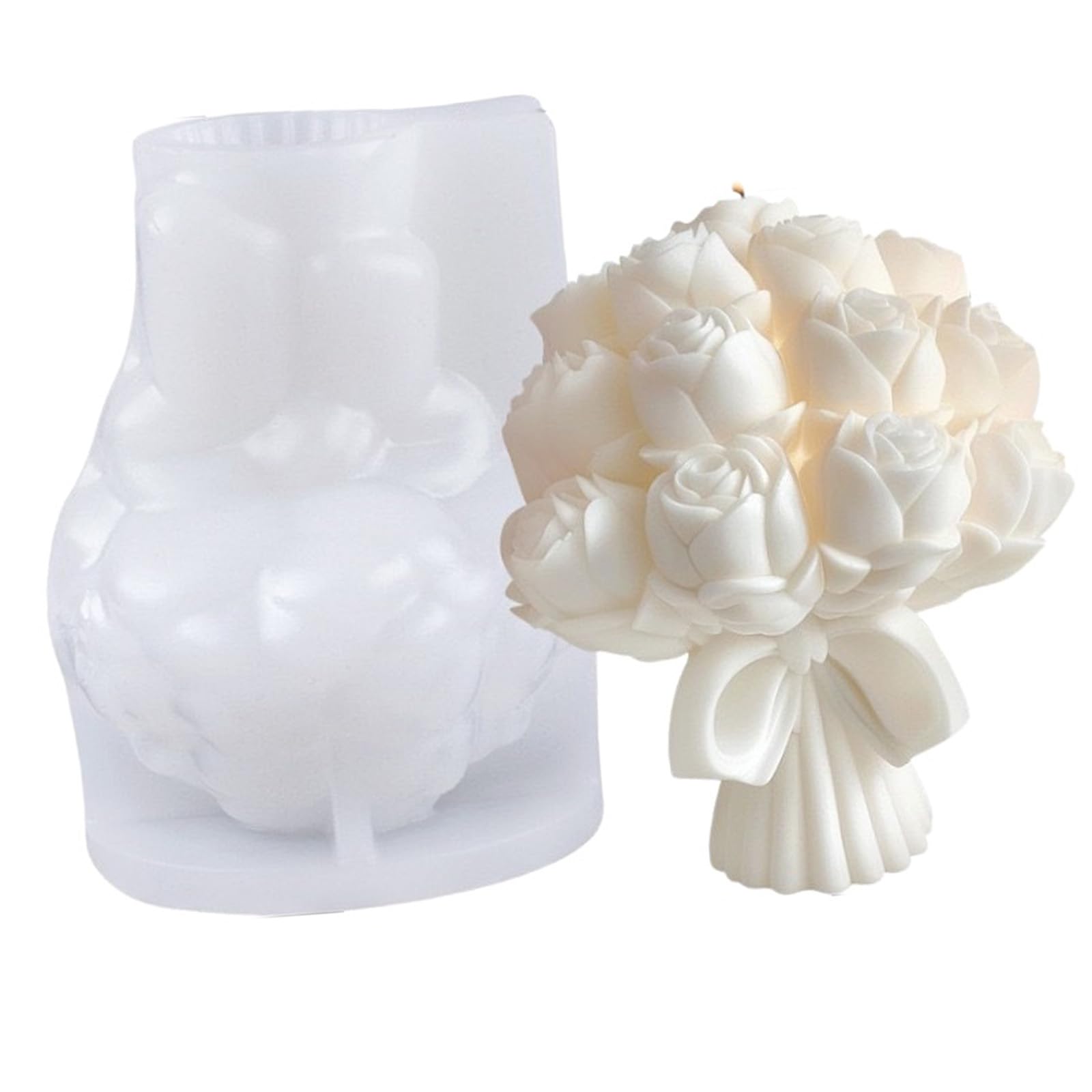 Tsophreniq Silicone Florals Craft Supplies Bouquet Designs Safe for Home Decoration Projects Silicone