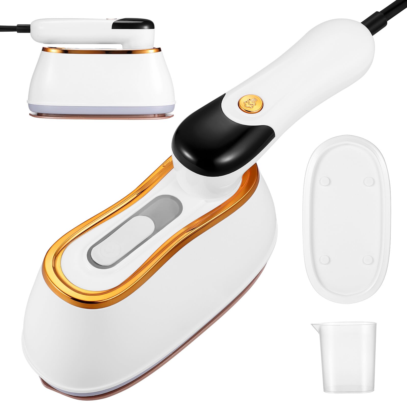 SHINEOFI Plancha de Vapor Portátil para Viaje con Mango Rotatorio Calentamiento Rápido Modos para Prendas Diseño Compacto Fugas para Viajeros