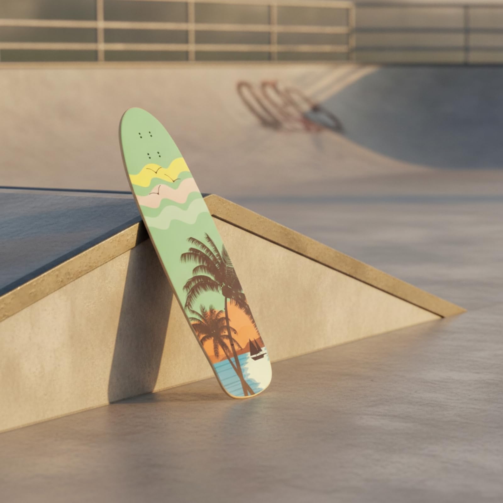 harayaa Plateau de Skateboard en Érable Deck Planche Cruiser Profil Arrondi Équilibré pour Virages Souples Poids Maîtrisé pour Port Facile Trous Avant et, Bois Naturel Érable