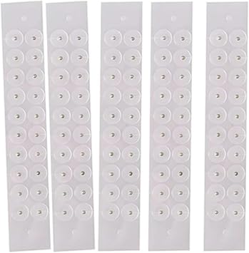 100Pcs Acupunctures Beads Auricular Ear Sticker Massage Ear Acupunctures Patches Clear Disposables Ear Sticker Easy Use