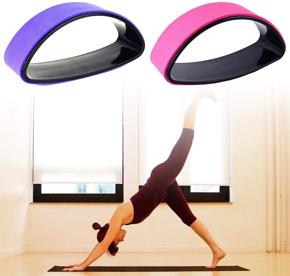 ruota yoga per lo stretching delle curve del mal di schiena