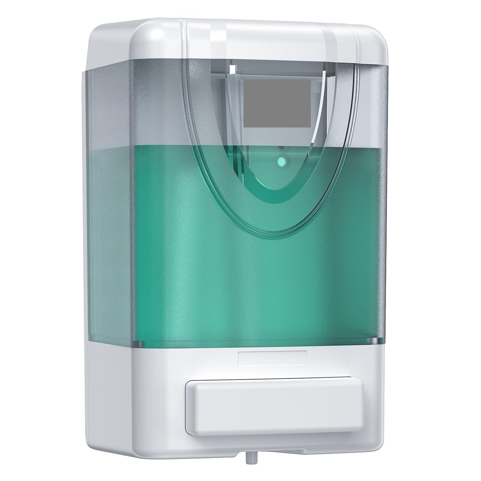 Soap Dispenser, Wall Mounted Soap Dispenser Lockable White 800-1000ml(White 1000ml)