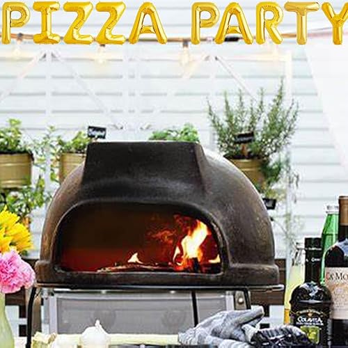 Miniatura 6 de Globos de fiesta de pizza, pancarta dorada para fiesta de pizza italiana, festival de comidapizzafestival de pizzaI Love PizzaSlice Slice Slice