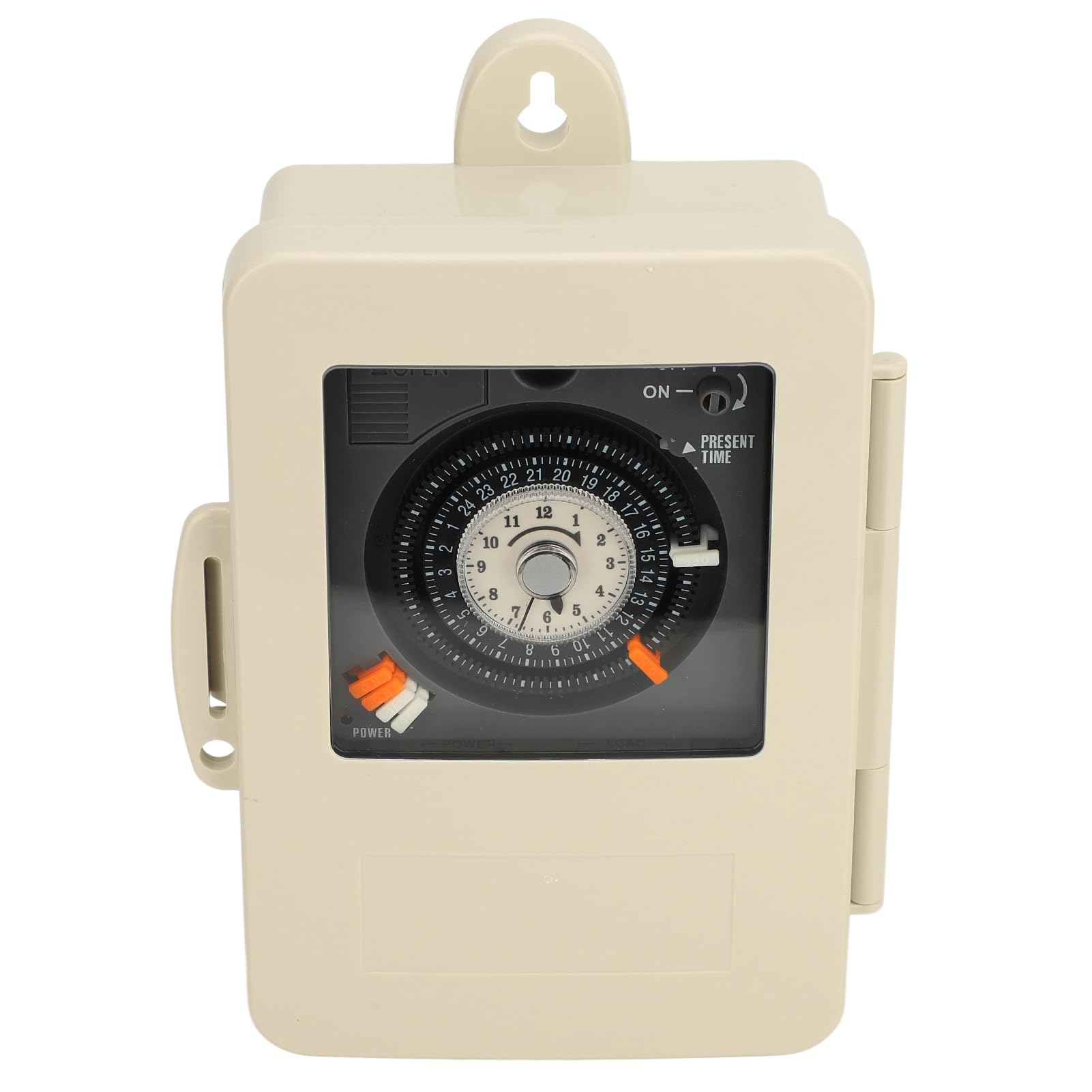 Timer meccanico, timer meccanico per impieghi gravosi parete, interruttore orario meccanico, 96 segmenti di commutazione, timer meccanico preciso per illuminazione ed