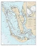 Sanibel Island & Pine Island 2015 Nautical Map Florida - Custom Print 80000 11426 - Reprint