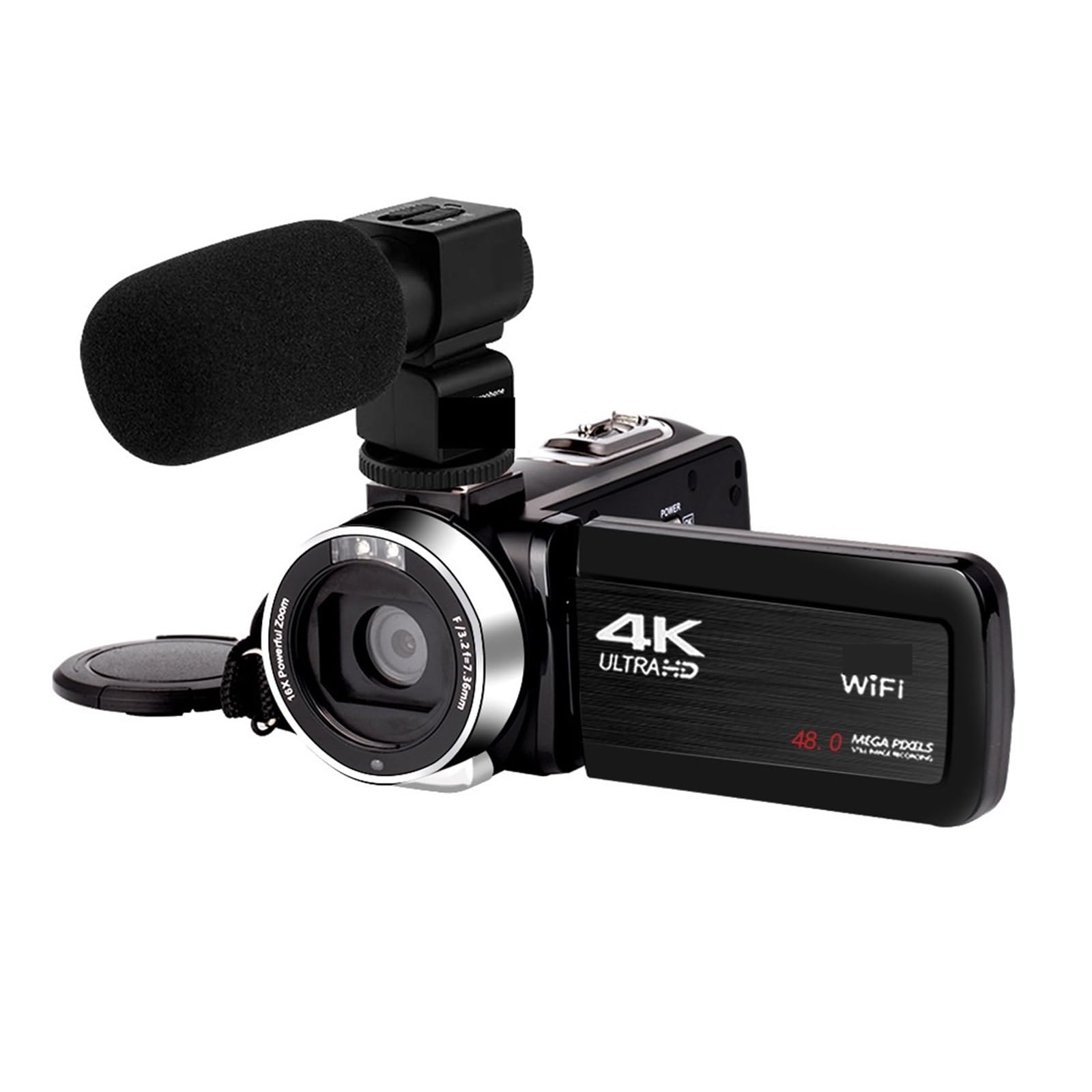Rejestrator Blogów Wideo Z Zoomem Cyfrowym 48 MP
