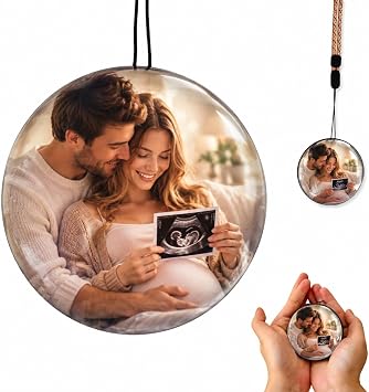 Memory Orb Crystal Ball, Personalized Video & Photo Gift for Couples, 2.7" 3D Memory Sphere, Romantic Anniversary Wedding Birthday Gift for Wife Husband Girlfriend Boyfriend