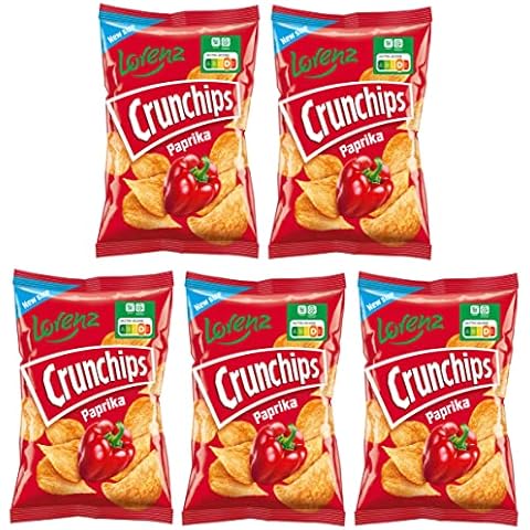 Crunchips Paprika Crisps Bulk Pack of 5 Cover