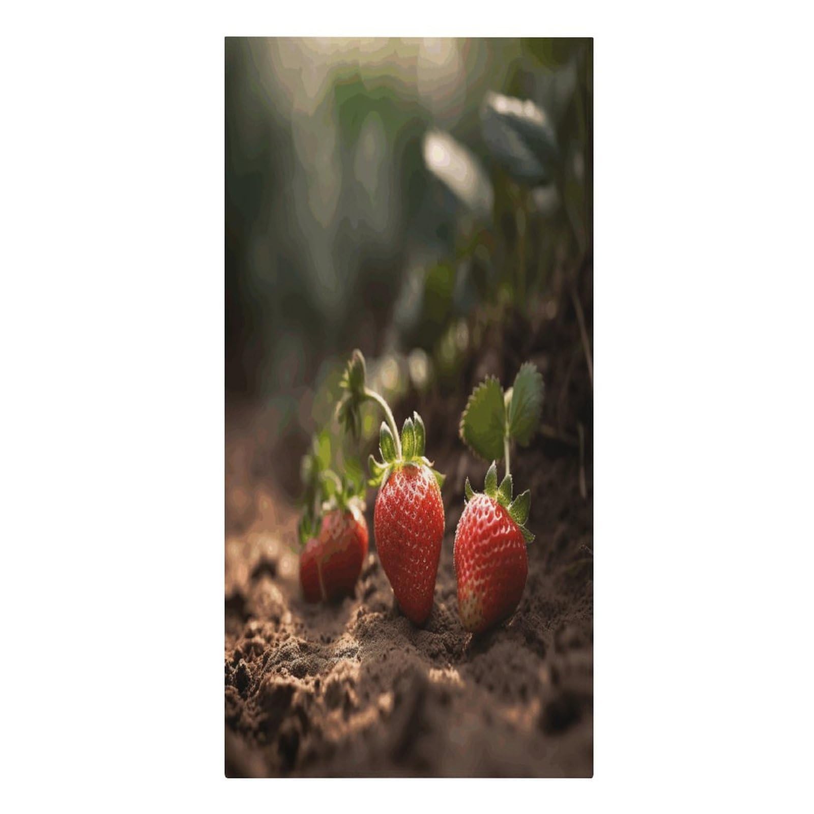 Adfgyerh Women's Style Strawberries In The Soil Microfiber Sand Free Towels Large Quick-Dry. Beach Towel For Swimming Pool Camping Beach .Beach Accessories， They Are Essential Accessories For Adults, And Men, Vacatio