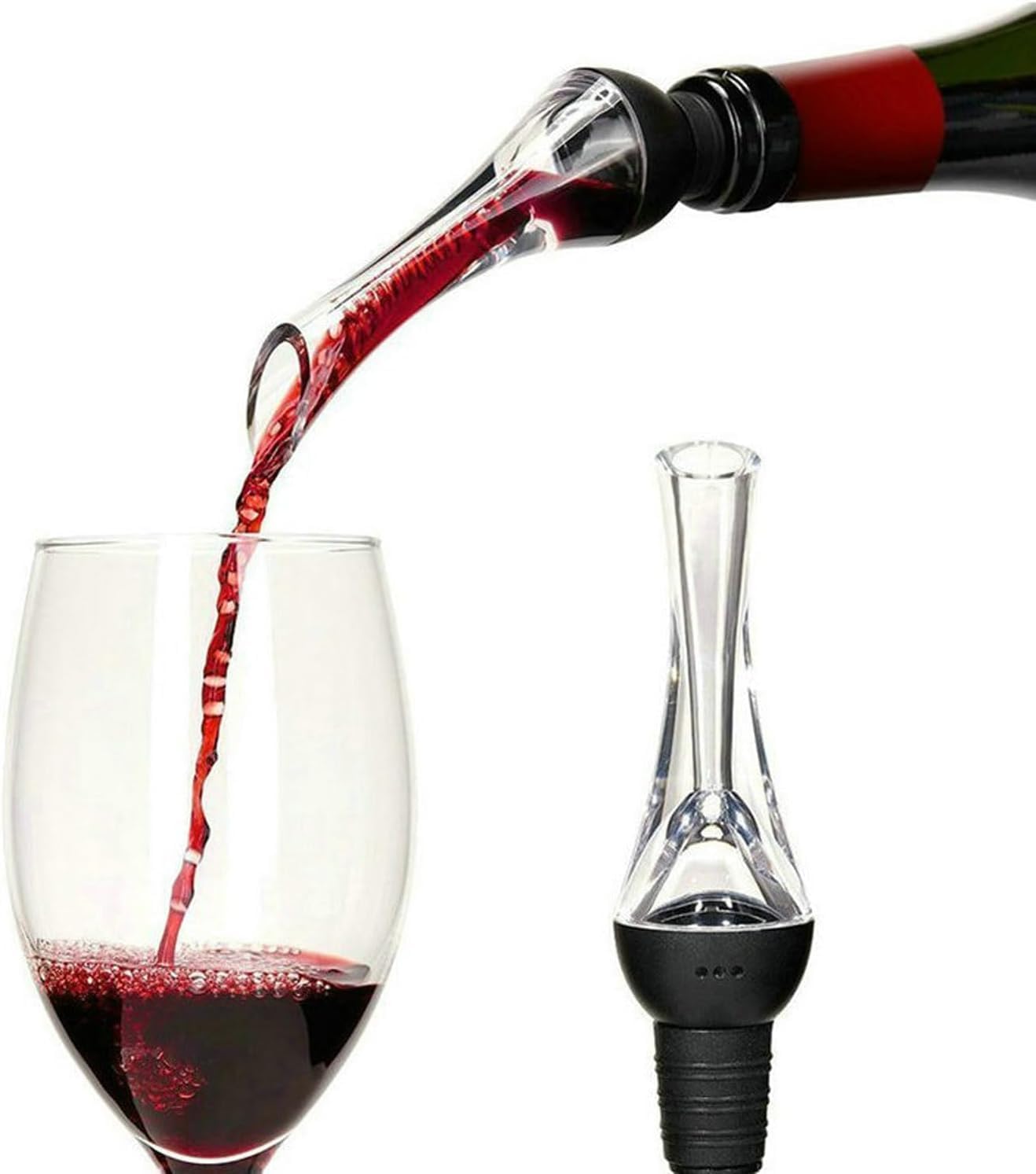 Wine Pourer 1pcs Premium Wine Aerator Pourer Professional Quality Wine Aerator Pourer Spout 1 Packs