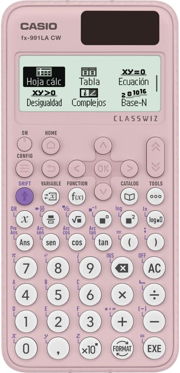 Calculadora Científica, Casio, FX991, LACW-PK, 550 Funções, Rosa