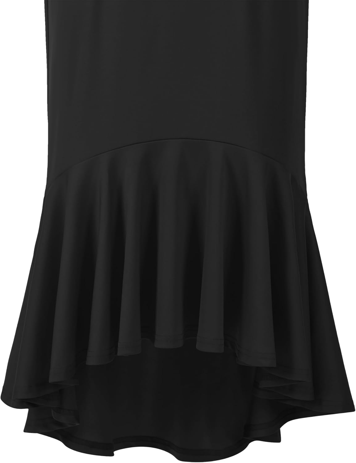 Women's Long Sleeve Church Dress Clergy Tab Insert Collar Fishtail Priestess Dress - Image 2