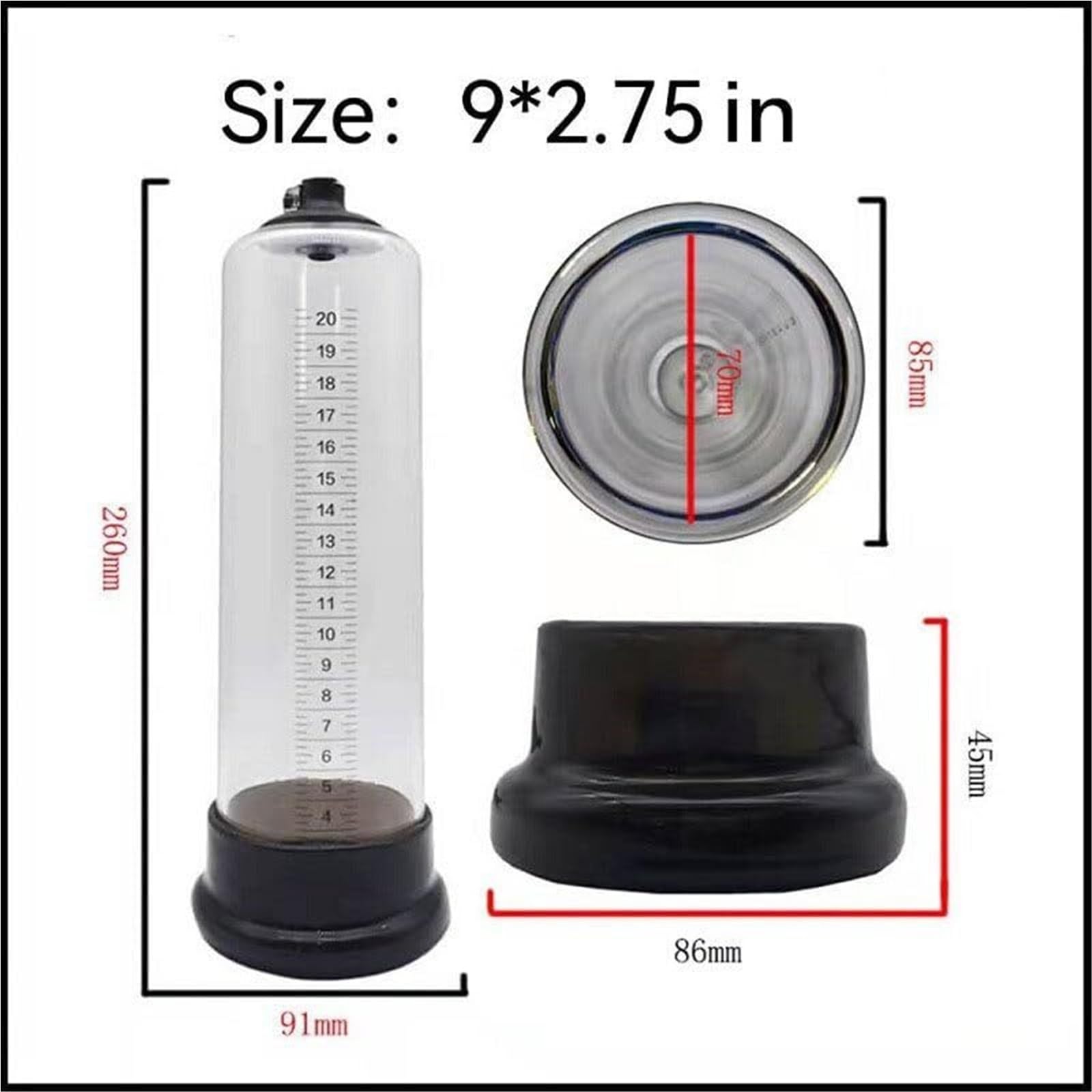Bomba De Pene, Bomba De Vacío Con Bolas Negativas, Juguete Sexual Masculino For Entrenamiento De Mejora Masculina, Erecciones Prolongadas