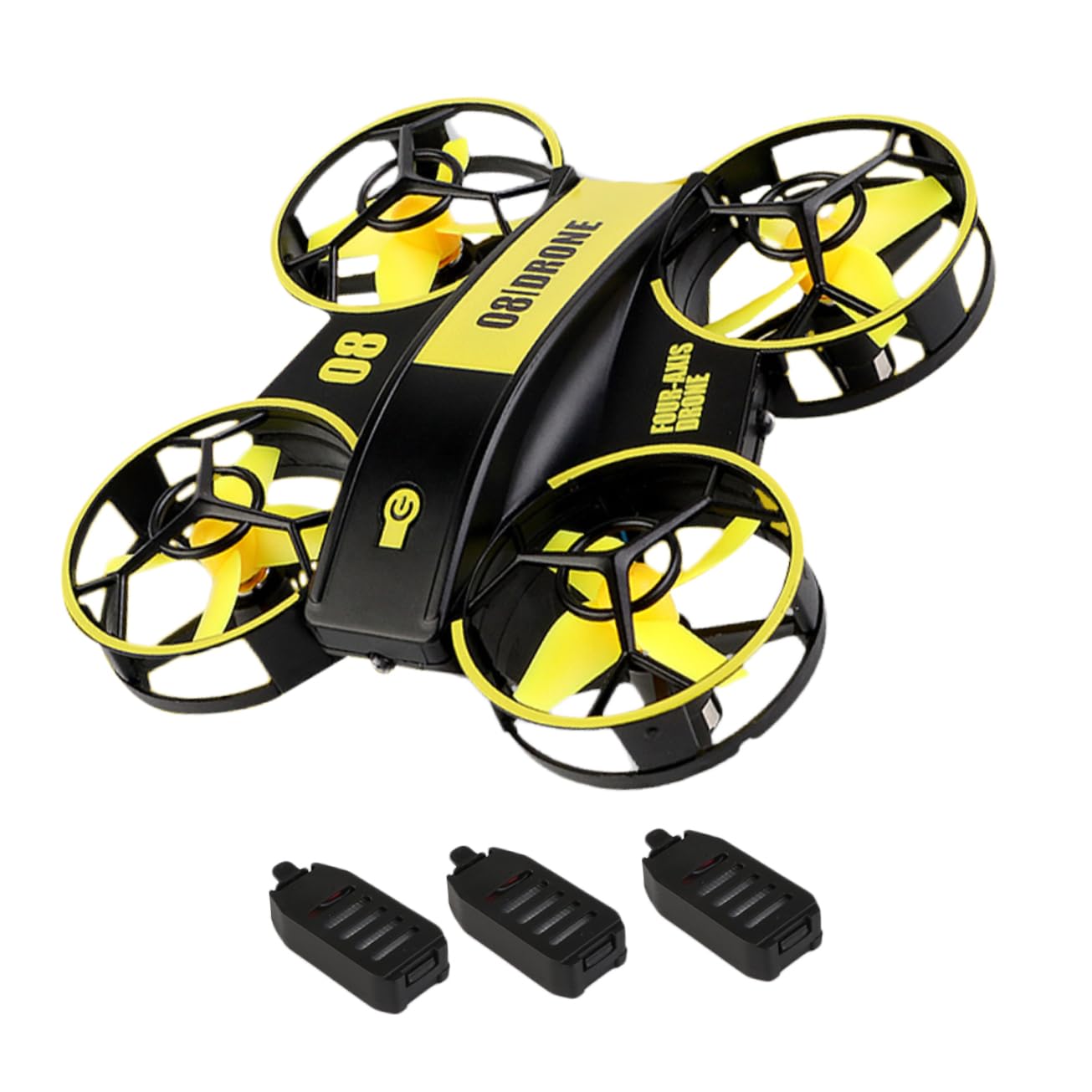 ibasenice 2pezzi Mini Led Quadcopter Portatile Con Luce Led Droni Mini Telecomandati Per Giocattoli Elicottero Con Batteria Modulari Per Uso Indoor e Outdoor