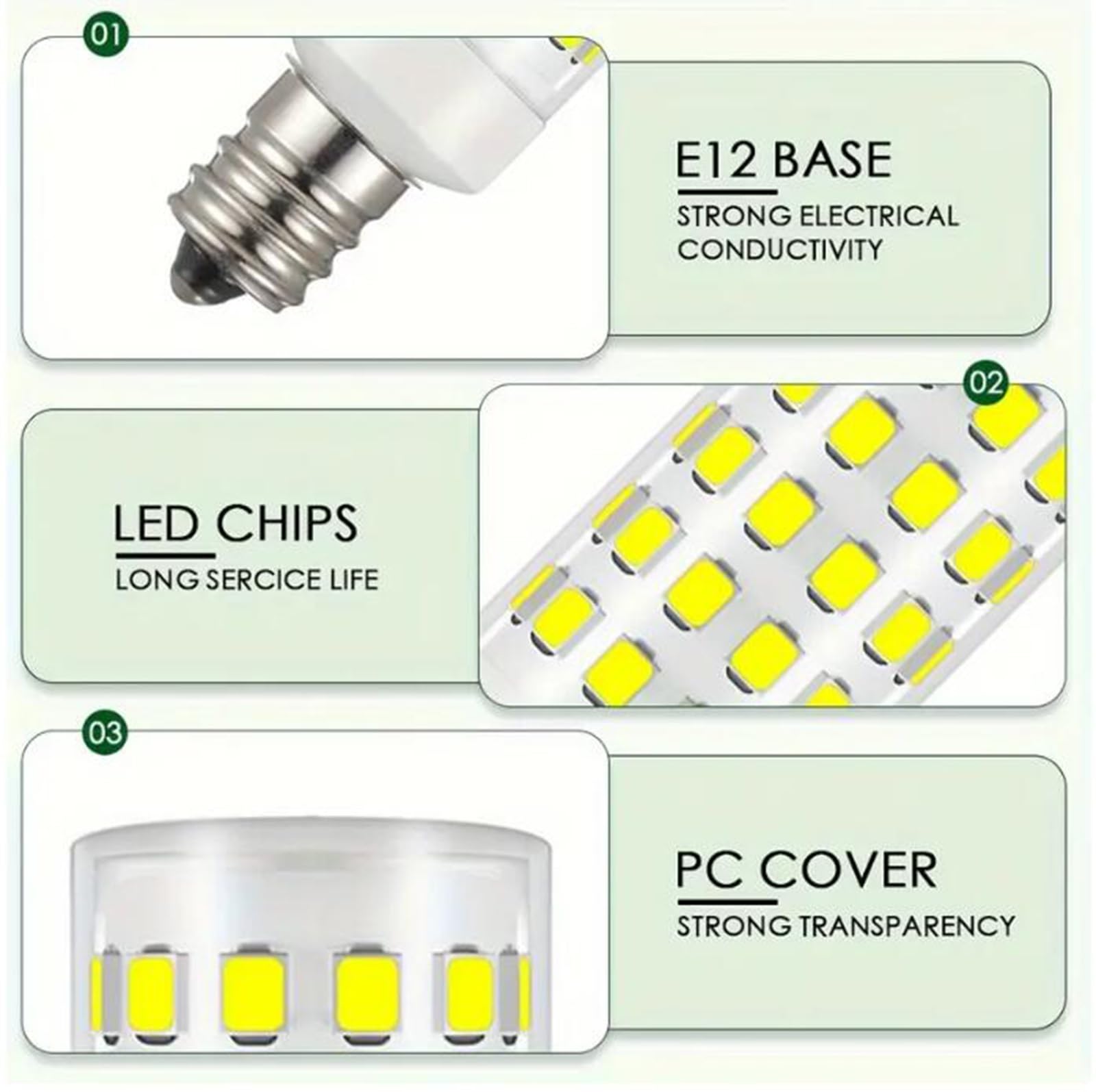 Lampadina LED 10w E12 Equivalente 100 W Risparmio Energetico Illuminazione Lampadine 1200 Lm Non Dimmerabile per Camera Da Letto Soggiorno Illuminazione Domestica(E12 10W warm white 3000K,8cps)