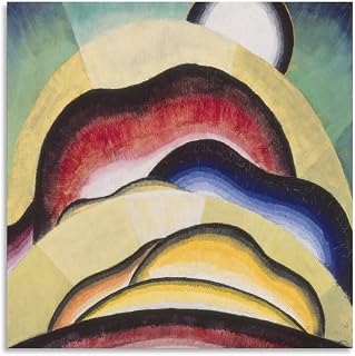 LEIZHANG Arthur Dove Sunrise Large Canvas Printing Famous Paintings Office Home Wall Art Decorative Paintings Gifts Canvas Painting Poster Wall Art Decorative Picture Prints Modern Decor Framed-unfram