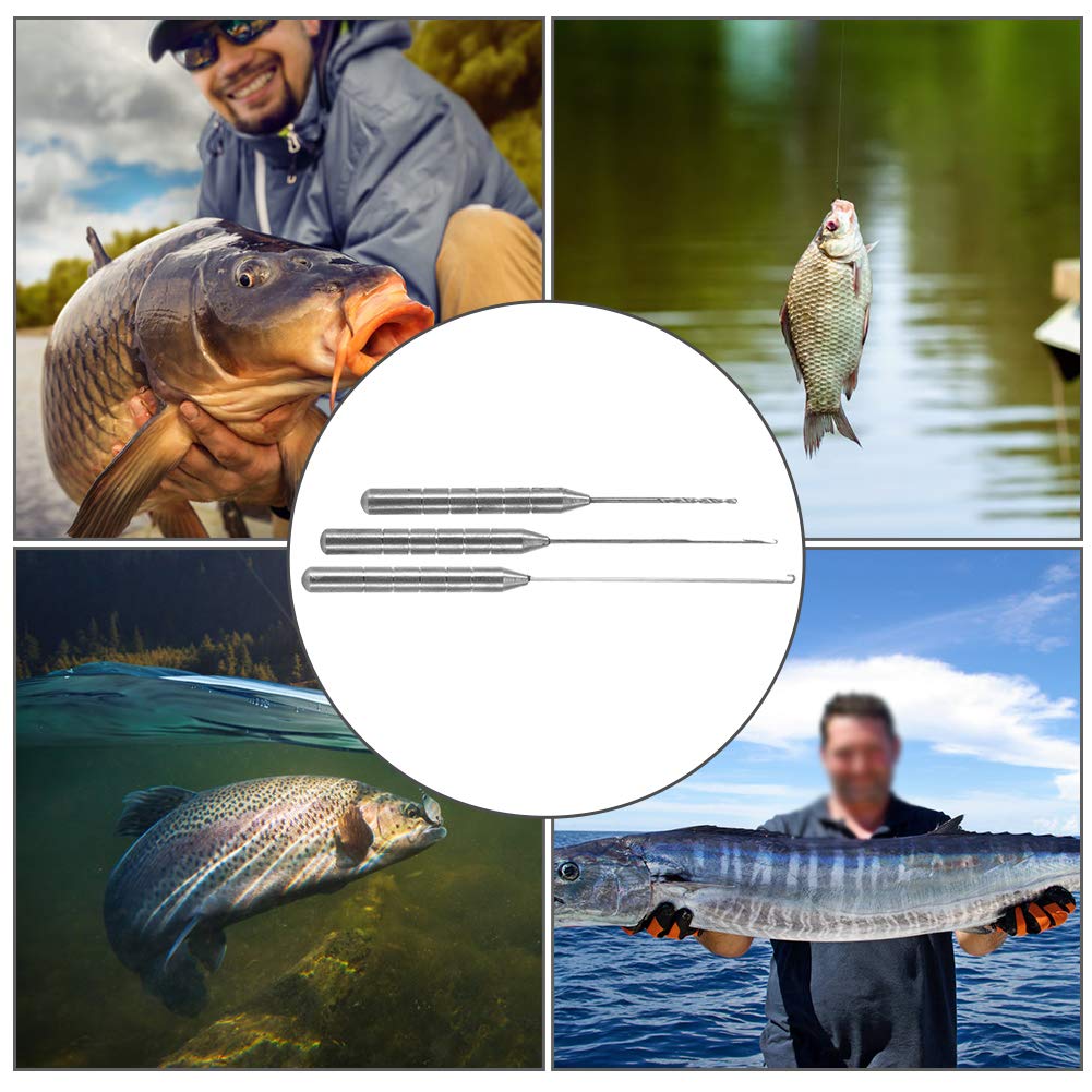 7Pcs Set di attrezzi per esche da pesca alla carpa con bo(esca per trapano esca ago per capelli Rig Boilie si ferma per accessori per la pesca alla carpa  18