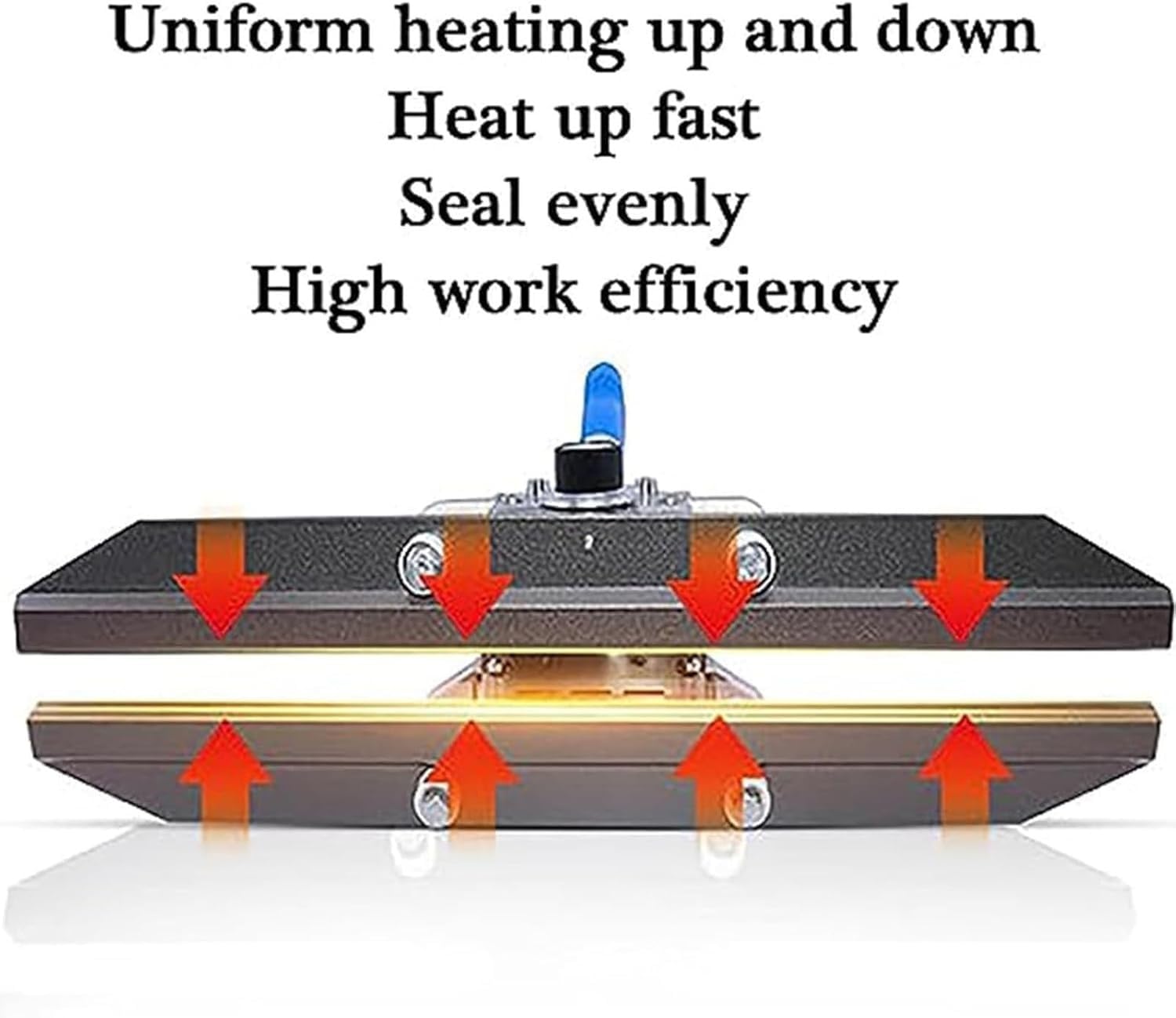 Selladora térmica portátil de mano - Selladora manual por impulso con temperatura ajustable de 0 a 300 °C, para bolsas de papel de aluminio y papel kraft(200)