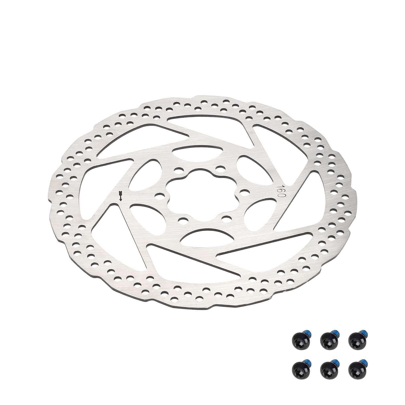 myBESTscooter - 160mm Brake Disc With 6 Screws For Kukirin G2 G4 Electric Scooter (2 Pieces)