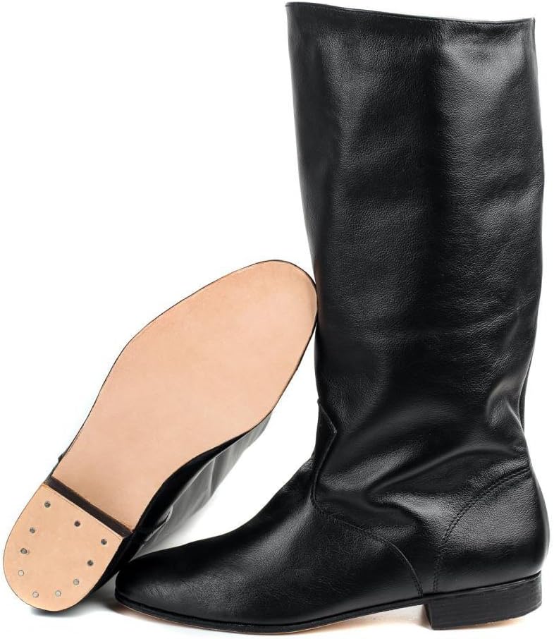 Russian leather boots men dance shoes Kozaken