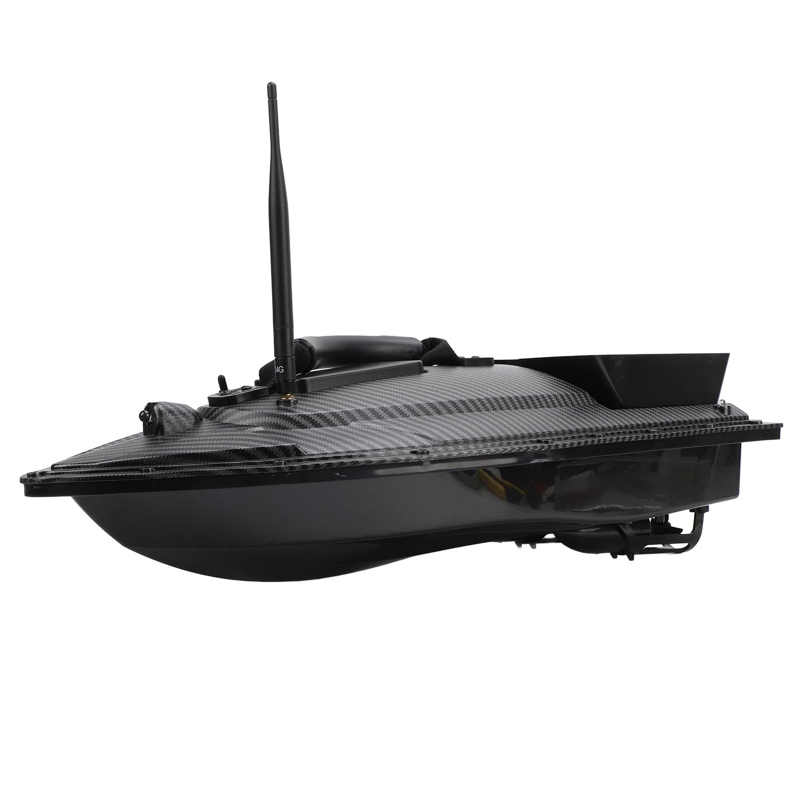 Pilota Automatico a Doppio Motore per Barca da Pesca con Esca Telecomandata per Laghi e Piscine Luce Notturna Costruzione in ABS Portata 500 M