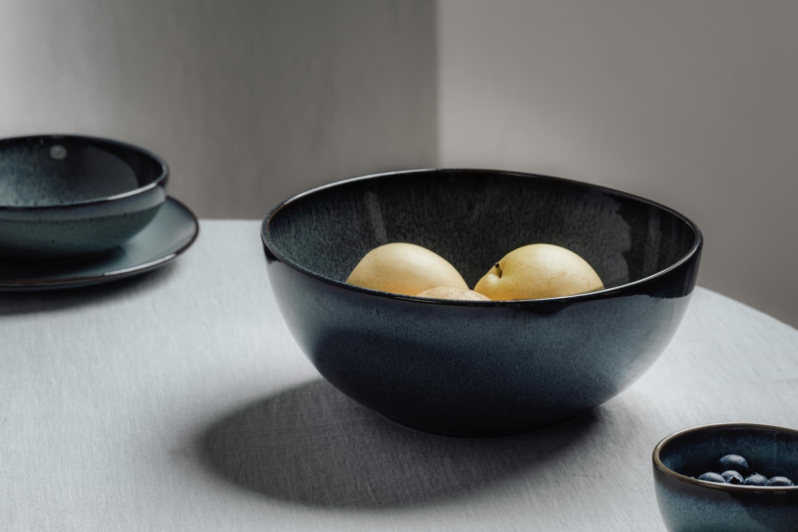 like. by Villeroy & Boch Lave gris saladier 25,5 x 25,5 x 10,5 cm