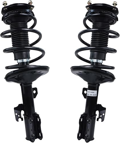 Miniatura 463 de Detroit Axle - Kit de suspensión delantera de 10 piezas para Chevy Aveo Aveo5 Pontiac G3 Wave 2 Ready Struts Assembly 2 Enlaces de barra
