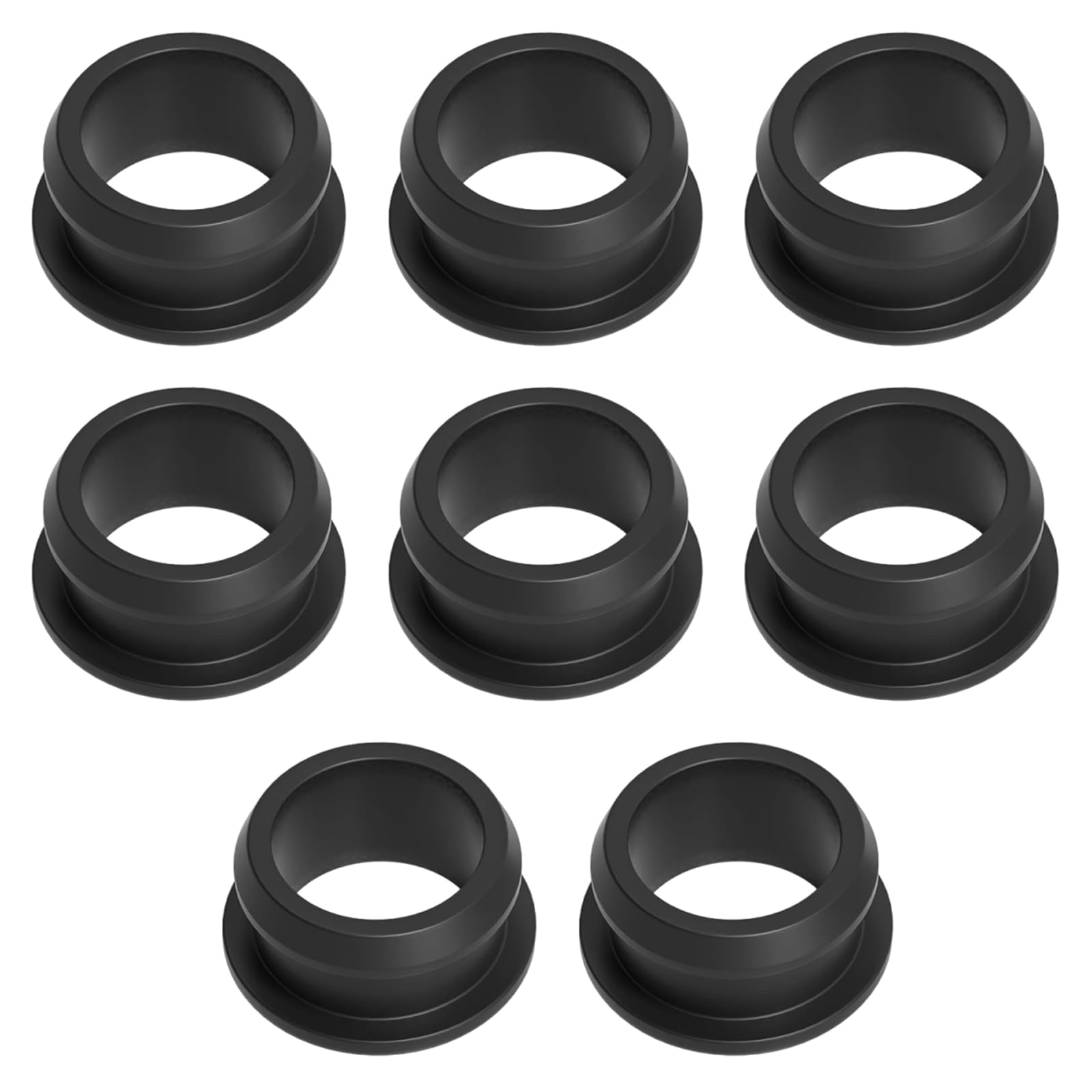 Tingliyi Black 8 Pcs Silicone Grommet Plugs, Rubber Grommets For Holes, 20Mm Rubber Panel Seal Cover, Rubber Grommet Tap Hole Blanking Plug For Kitchen Rubber Bulkheads Waterproof