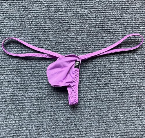 Men's Thongs G-Strings Pants Sexy Ice Silk T-Back Briefs Slip Underwears Gay Tight Elastic Panties4
