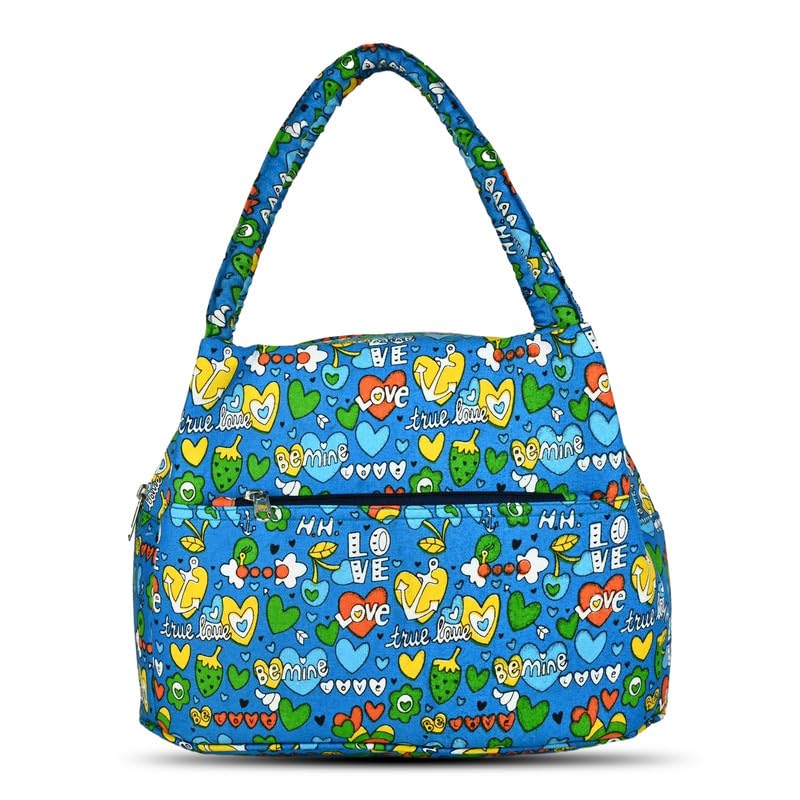 Image of ENSAC Lunch Bag Office Tiffin Bags for Men, Women, School, Tiffin Pouch Bag, Hot & Cold Reusable Lunch Box Bags with Double Handle, Zip Bags