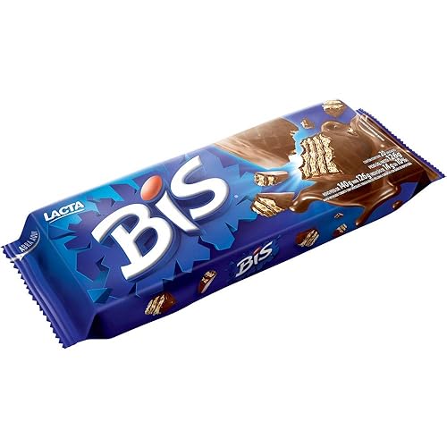 Miniatura 4 de Chocolate con leche Bis Lacta - Caja con 20 unidades - 4.9oz  Chocolate ao Leite Bis Lacta - Caixa c20 unidades - 4.94 oz - (PACK DE 02)