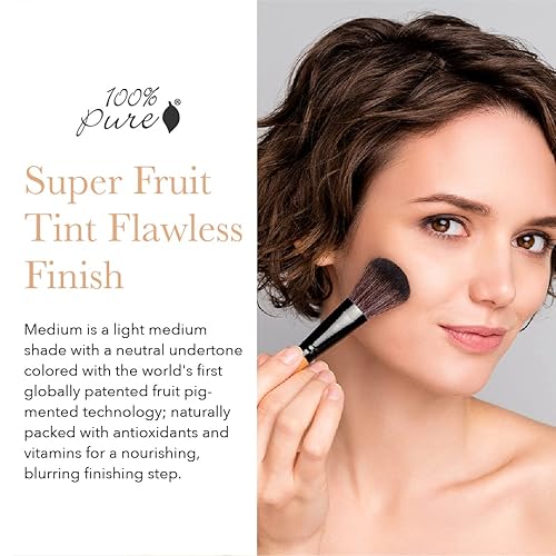 Miniatura 2 de 100 PURE Bamboo Blur - Maquillaje facial matificante en polvo absorbente de aceite acabado minimizador de poros de larga duración vegano luz