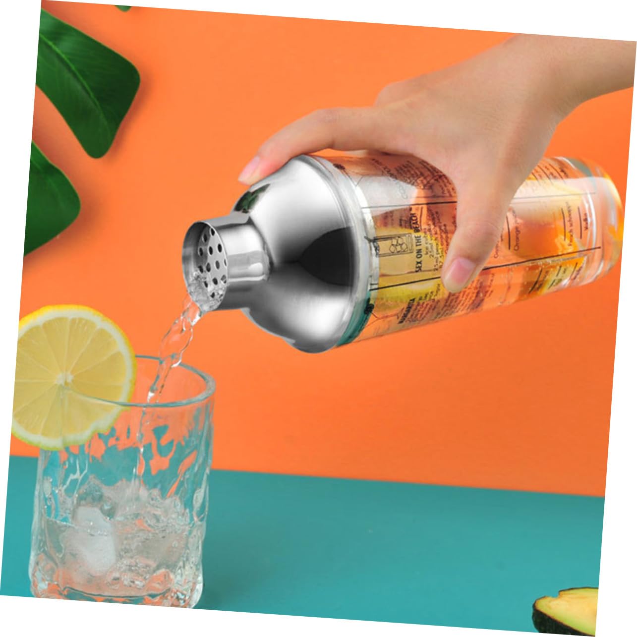 Cocteleras de Acero Inoxidable Equipos para Cócteles Herramientas para Barman para Preparar Cócteles Casa o Eventos Sociales Color Aleatorio