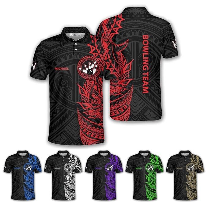 Custom Bowling Shirts for Men, Bowling Jerseys Unisex Polo Hawaiian Button Down