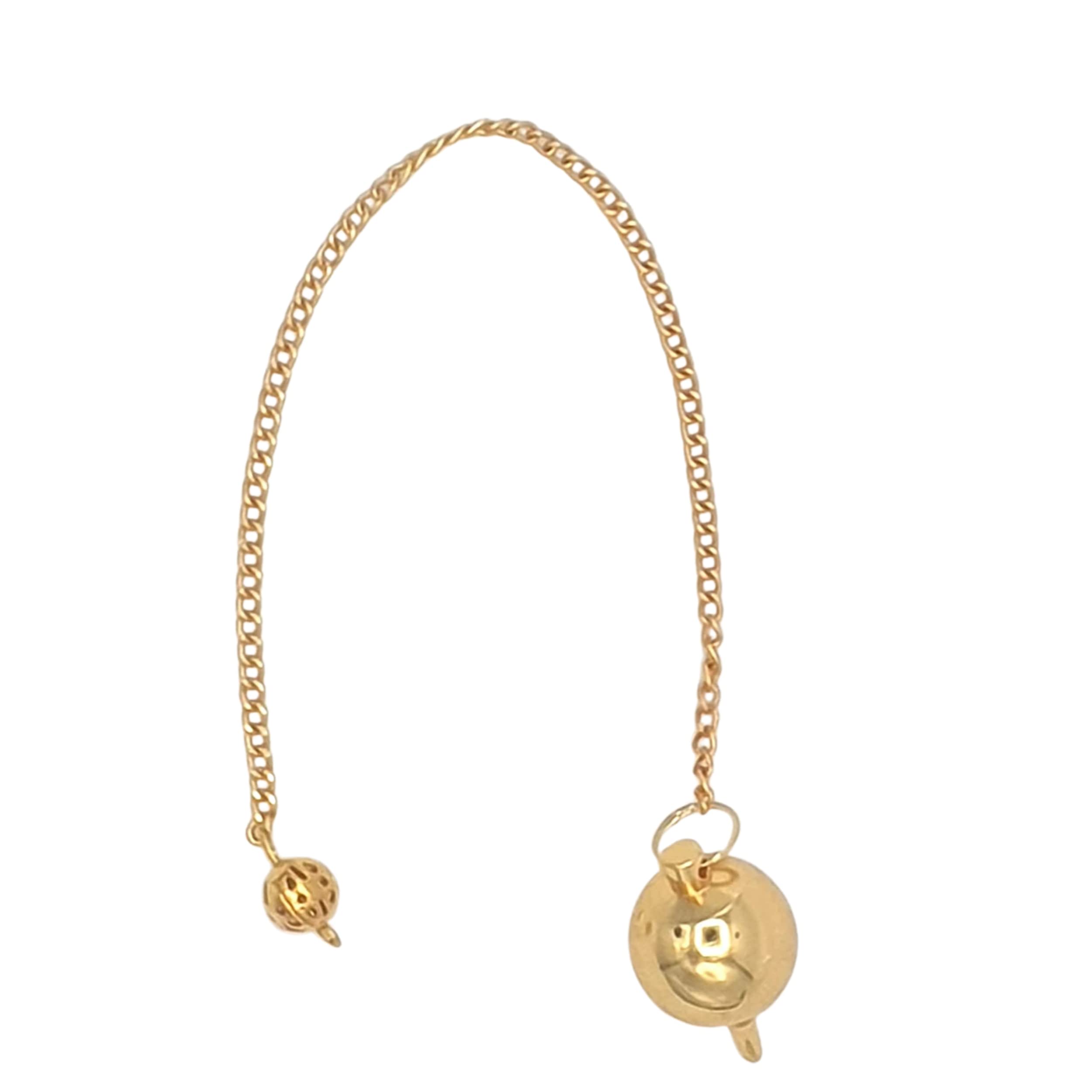 Pendolo Esoterico GOCCIA D'ACQUA In Ottone Ramato (rose Gold): Per Radiestesia E Divinazione, Con Garanzia A Vita
