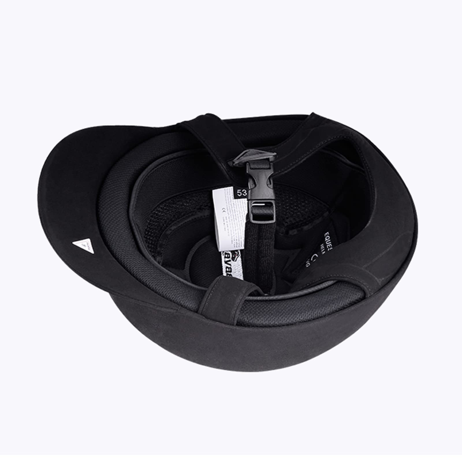 LEBEE Casco de equitacion Casco Ecuestre Mujeres Hombres Casco para Montar a Caballo Sombrero Fácil de Usar Equipo Ecuestre Sombreros Protectores,Black-59cm