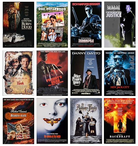 ArtDirect GalleryPack Wall Art – 12 Unframed 8x12 Movie Poster