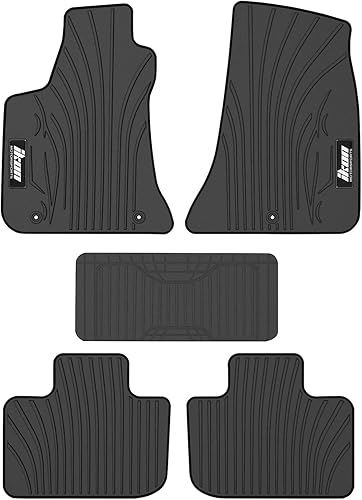 Miniatura 1 de IKON MOTORSPORTS, Alfombrillas de suelo de ajuste personalizado compatibles con Dodge Charger 2011-2023, goma de látex resistente para todo tipo de