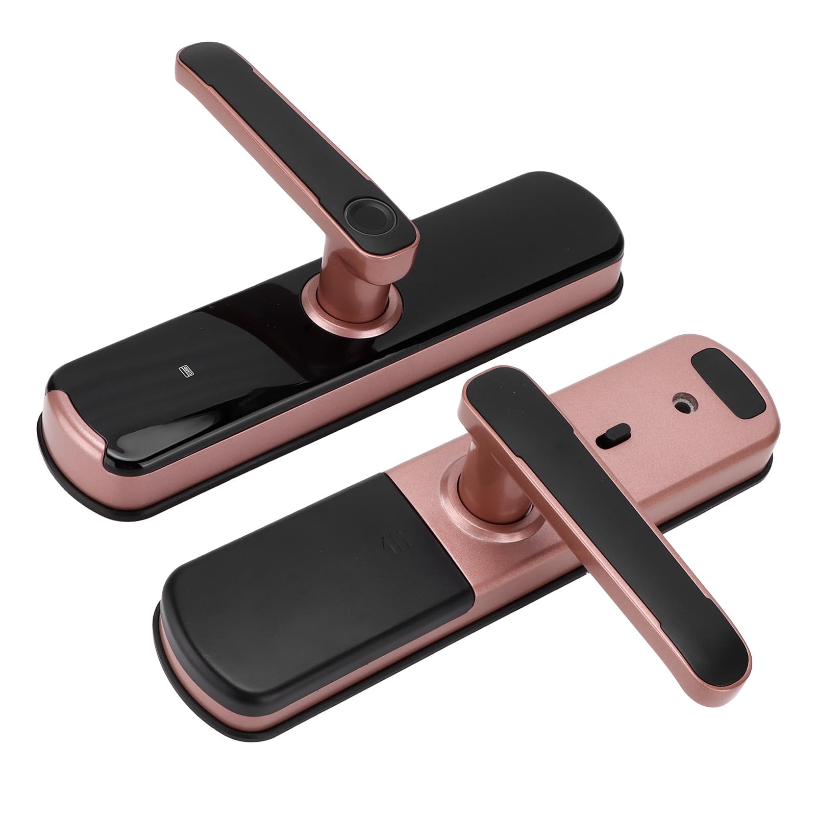 Naroote Cyfrowa Karta Zamka Drzwi dla Smart Security Anti-Theft Dostęp do Linii Papilarnych dla Domowego Biura w Kolorze Różowego Złota