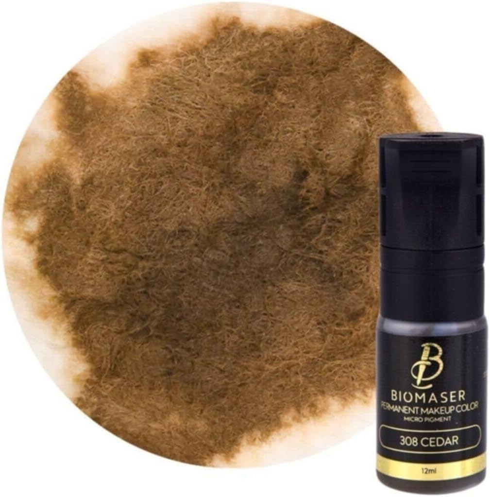 BİOMASER 308 Cedar Kalıcı Makyaj Kaş Boyası, 12 ml