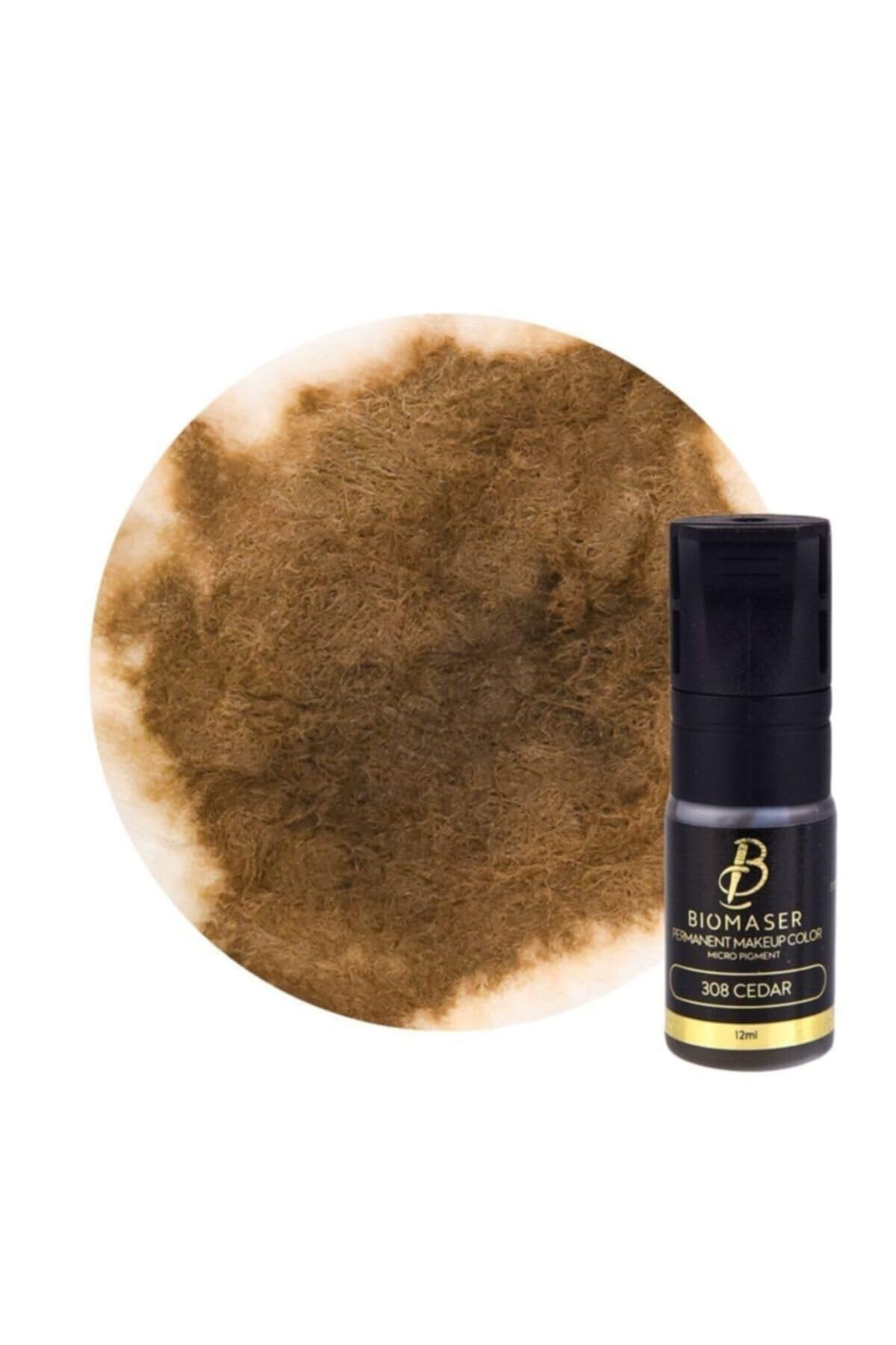 BİOMASER 308 Cedar Kalıcı Makyaj Kaş Boyası, 12 ml