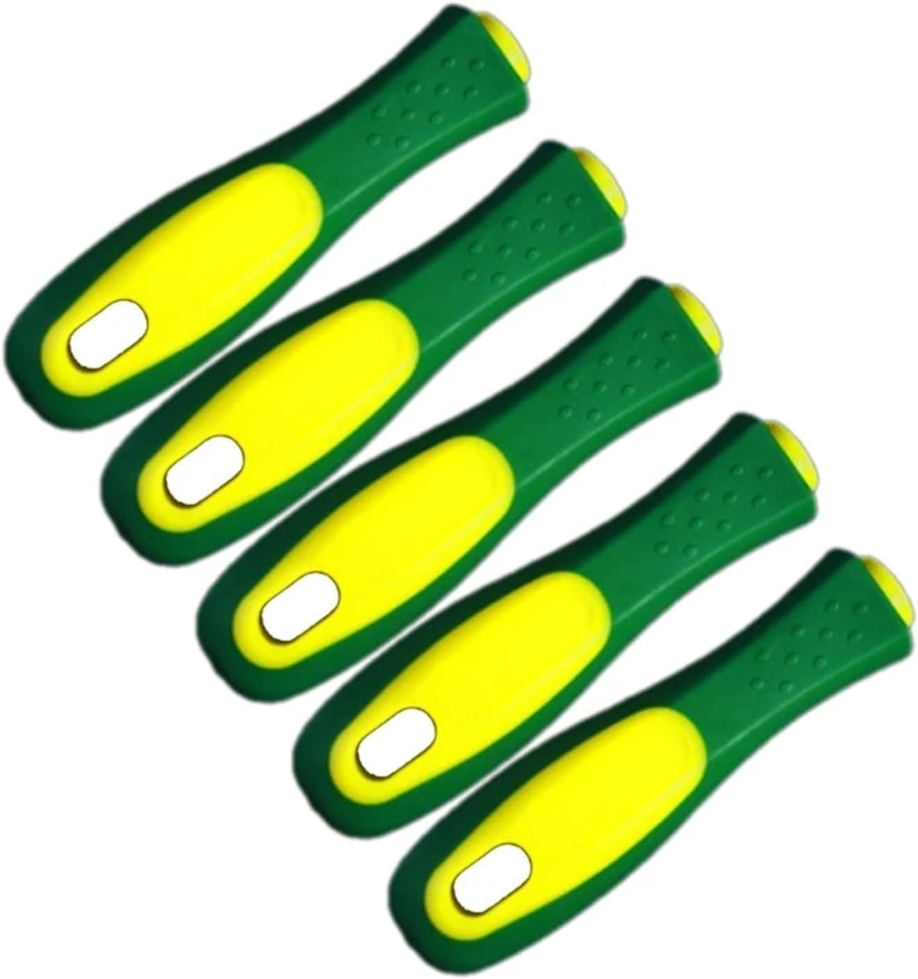 File Handle 10 Pcs Rubber File Handle Rectangular Hole Ergonomic Handles for 6/8/10/12/14/16/18inch Flat and Half for Hand Tool(6 inches)