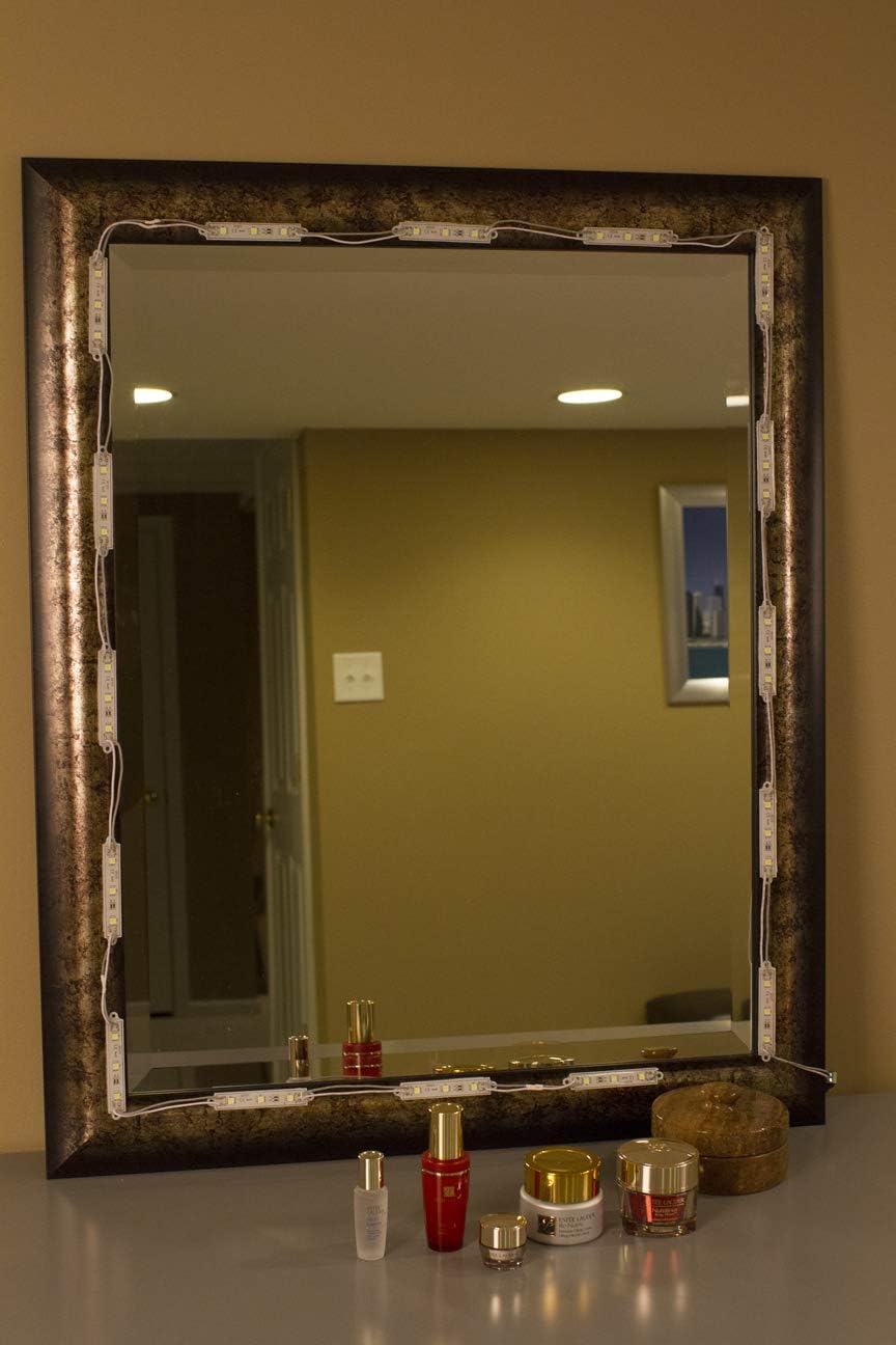 MAKE UP MIRROR LED LIGHT FOR VANITY MIRROR with dimmer and UL power supply eco series