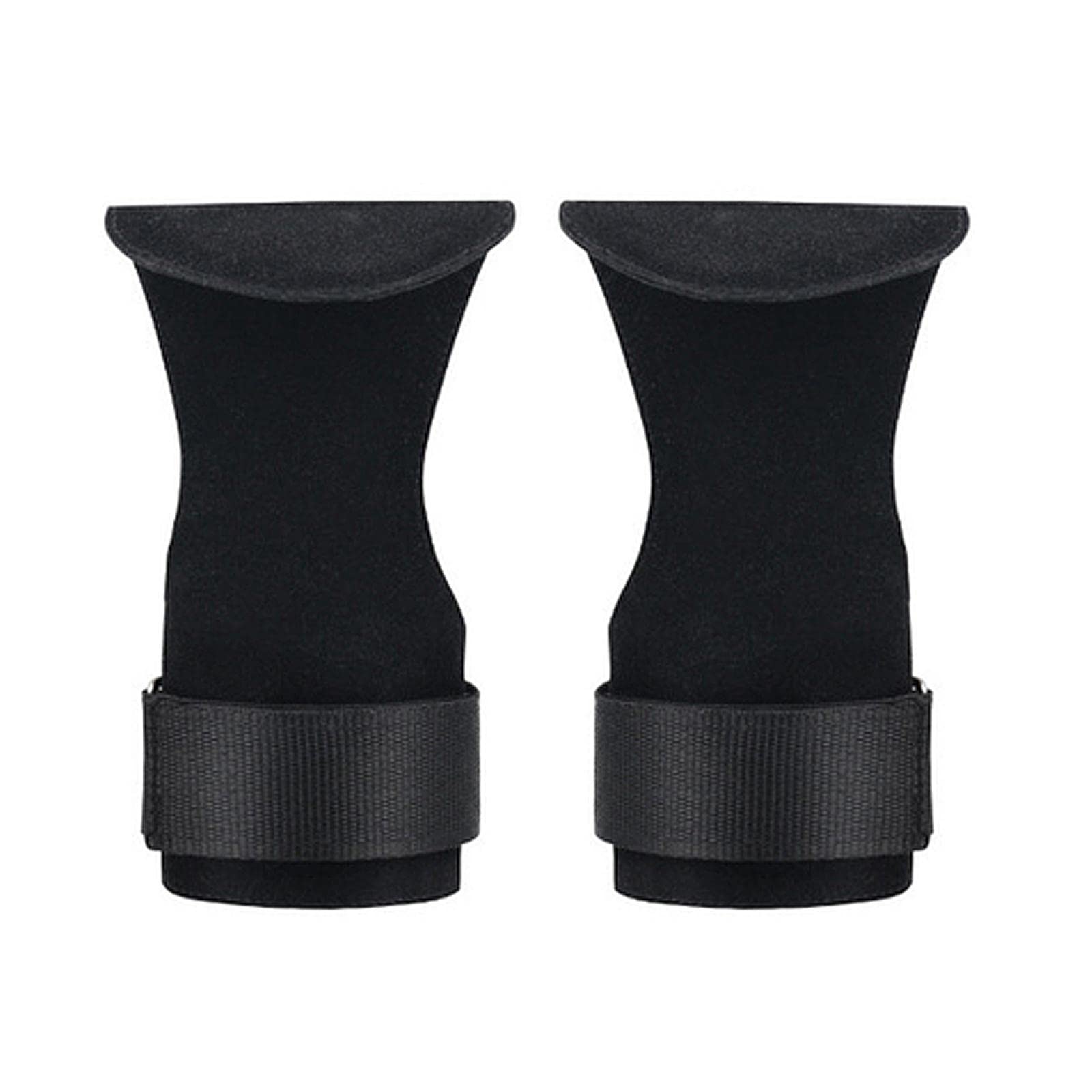 ATORSE 2X Weight Lifting Wrist Hooks Straps Adjustable Durable for Deadlift Black-picture-13