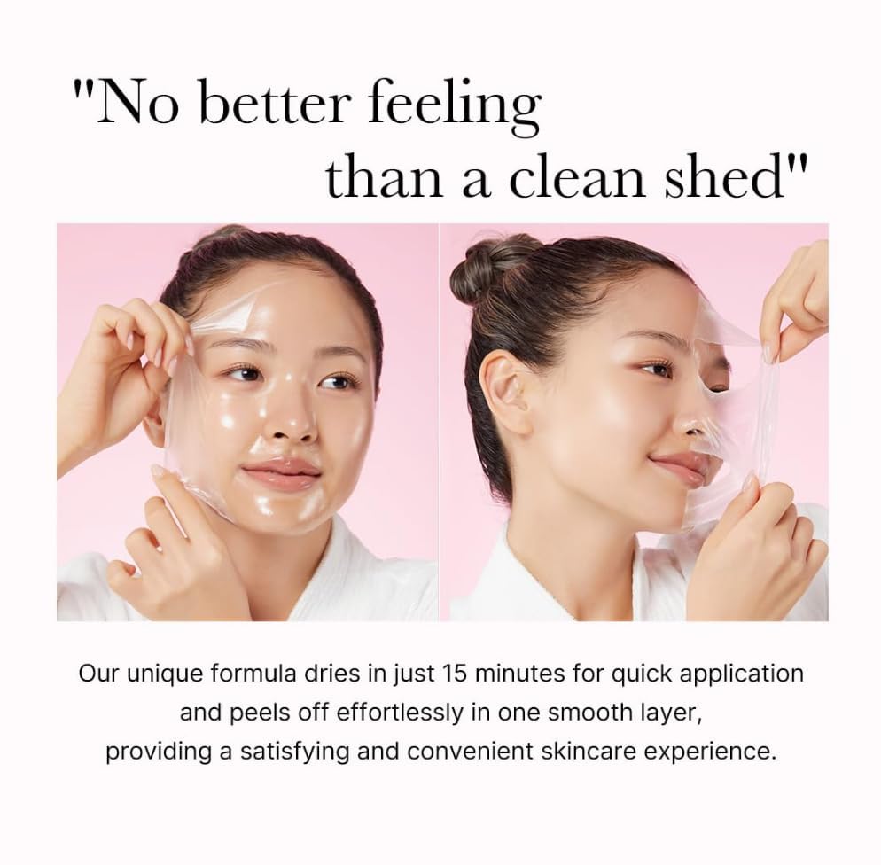 Image of Medicube Collagen Overnight Wrapping Peel-Off Facial Mask, Elasticity & Hydration Night Care, Hydrolyzed Collagen Mask for Firming, Anti-Aging & Glowing Skin, Korean Skincare (2.53 fl. oz / 75ml)