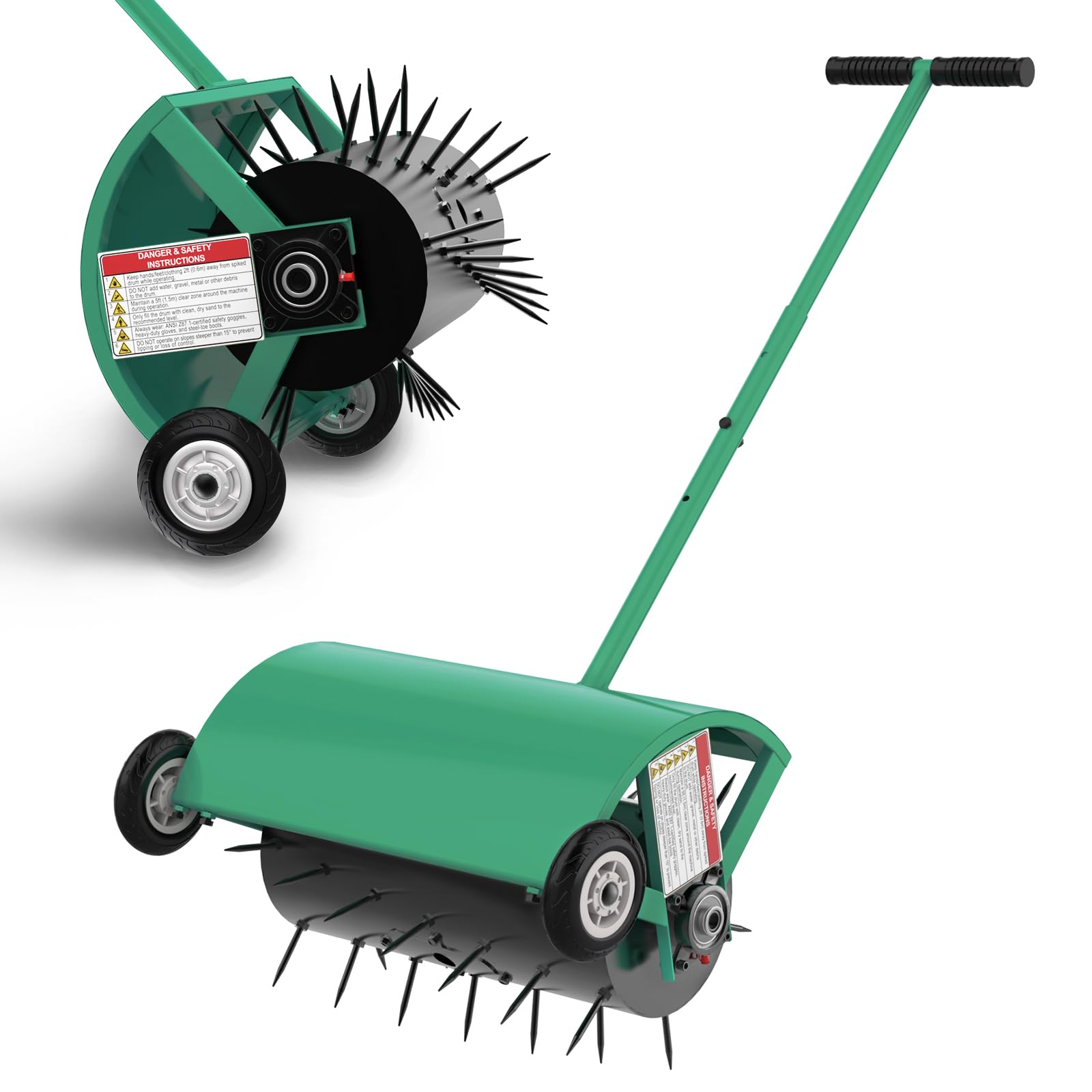 Hubiiett Rolling Lawn Aerator