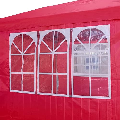 Miniatura 5 de Panana Carpa desplegable para exteriores, carpa de jardín, toldo plegable con 4 paredes laterales y bolsa de transporte para festival, boda, fiesta,