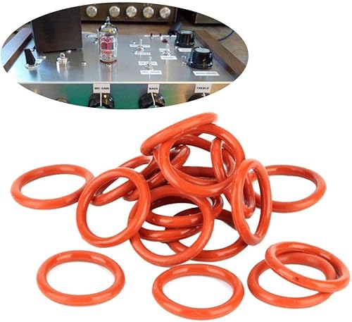 Miniatura 6 de Aramox Amortiguador de tubo, 20 unids amortiguador de tubos anillos de silicona aptos para 12AX7 12AU7 12AT7 12BH7 EL84