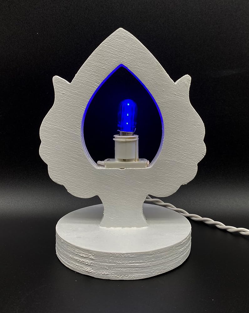 Generico Luminaria Salentina, Decorazioni d'Arredo, Lampadine Led, Luci per Esterno e Interno Lampada (Pumo piccolo) (Blu)